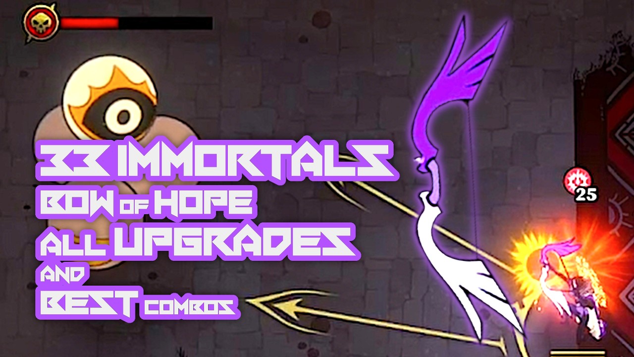 33 Immortals - EVERY Upgrade For The BOW Of HOPE