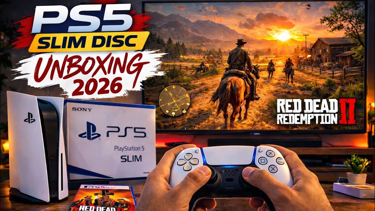 PS5 Slim Disc Edition 2026 Unboxing Tamil 🔥 First Setup | PS5 Slim Tamil