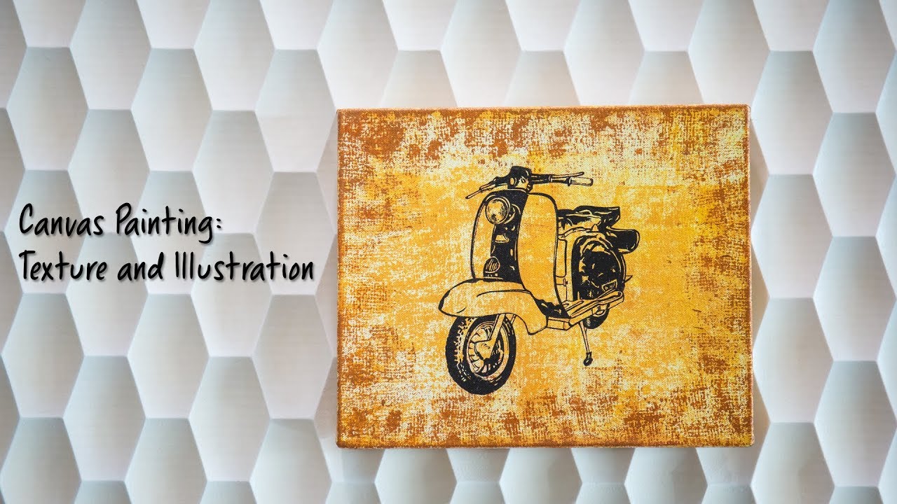 Canvas Painting: Texture & Illustration