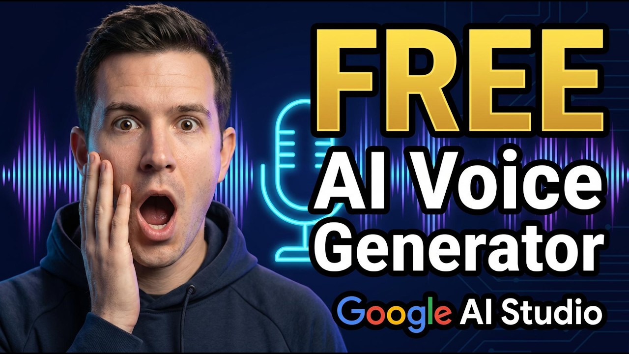 The FREE AI Voice Generator Inside Google AI Studio (Nobody Is Talking About This)