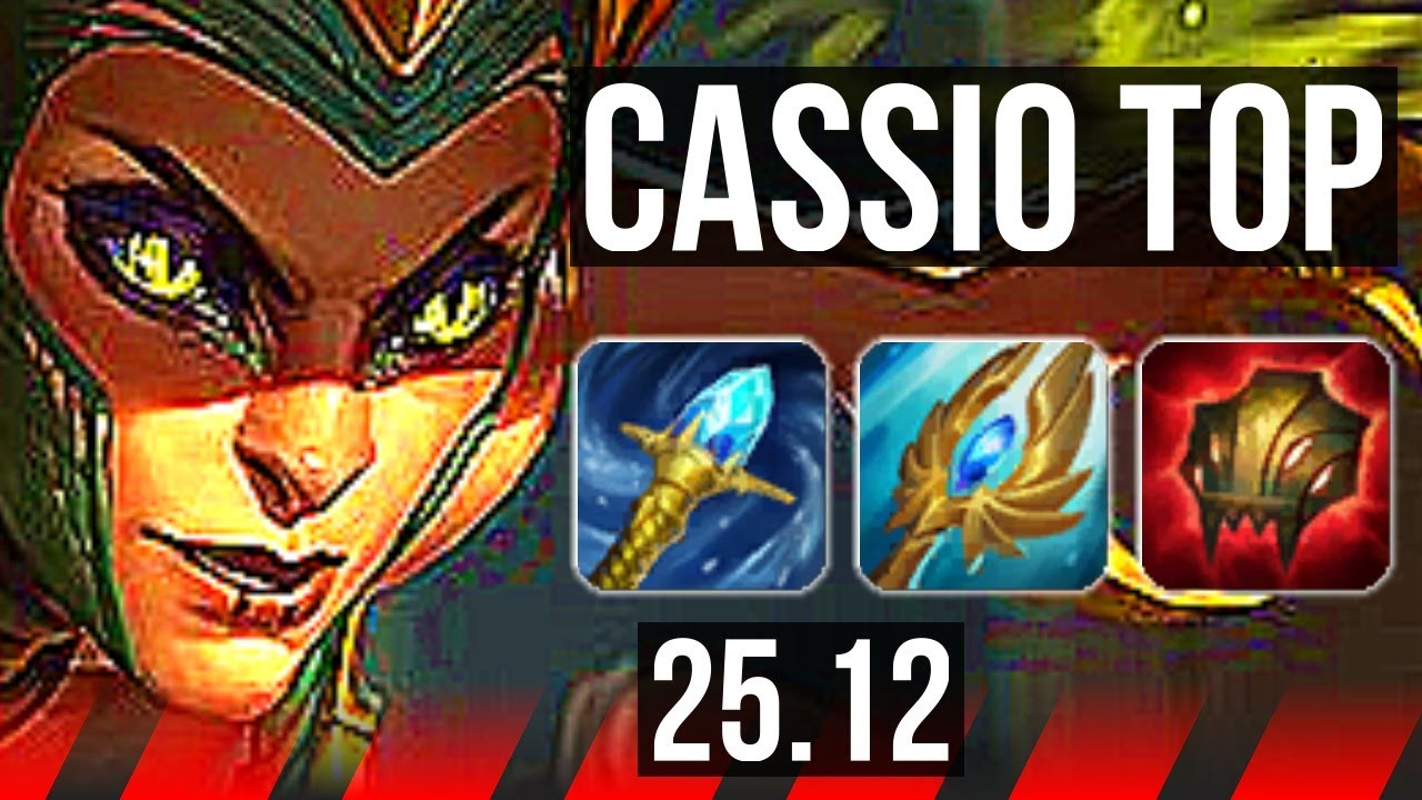 CASSIOPEIA vs KAYLE (TOP) | 46k DMG, 6 solo kills, 15/3/7, Godlike, 500+ games | NA Master | 25.12
