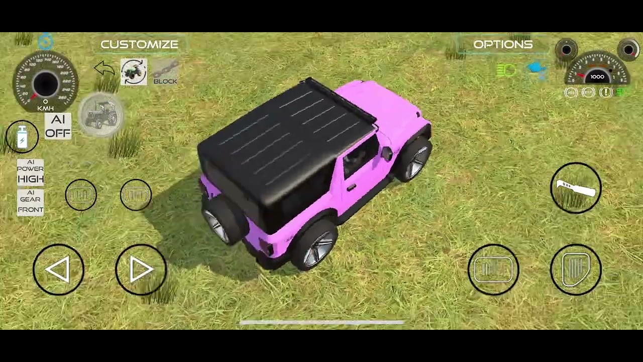 Thar Vs Fortuner Challenge Gamplay 