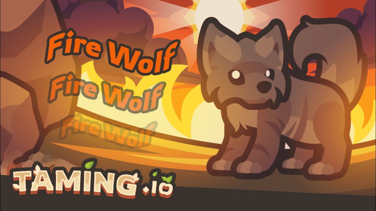 Taming io Triple Fire Wolf Fighting So Overpowered - Insta Kill