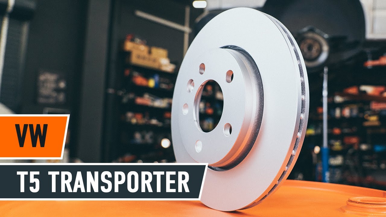 Hvordan bytte bak bremseskiver der på VW T5 TRANSPORTER Van [AUTODOC-VIDEOLEKSJONER]