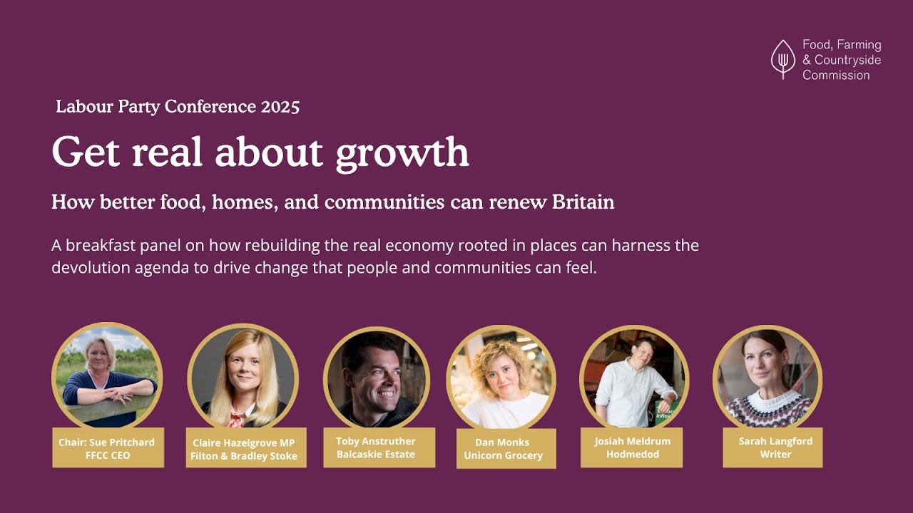 'Get real about growth' at Labour Party Conference
