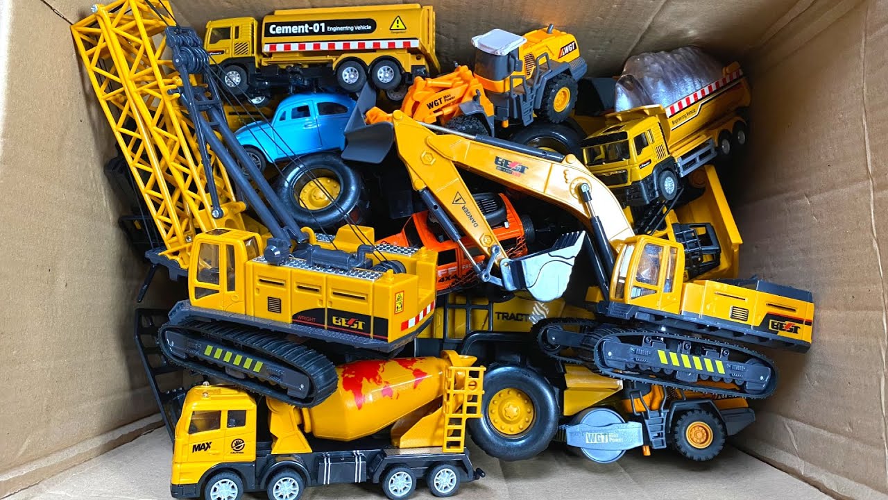 KABOLITE K350-200 DIGGER, MEGA RC TRUCKS, RC TRACTORS, RC MACHINES COLLECTION!-EXCAVATOR LESU ET30H