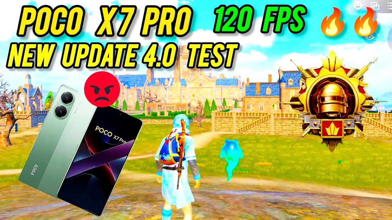 POCO X7 PRO PUBG 4.0 UPDATE 🔥 120 FPS ULTRA GRAPHICS | ZERO RECOIL SENSITIVITY TEST