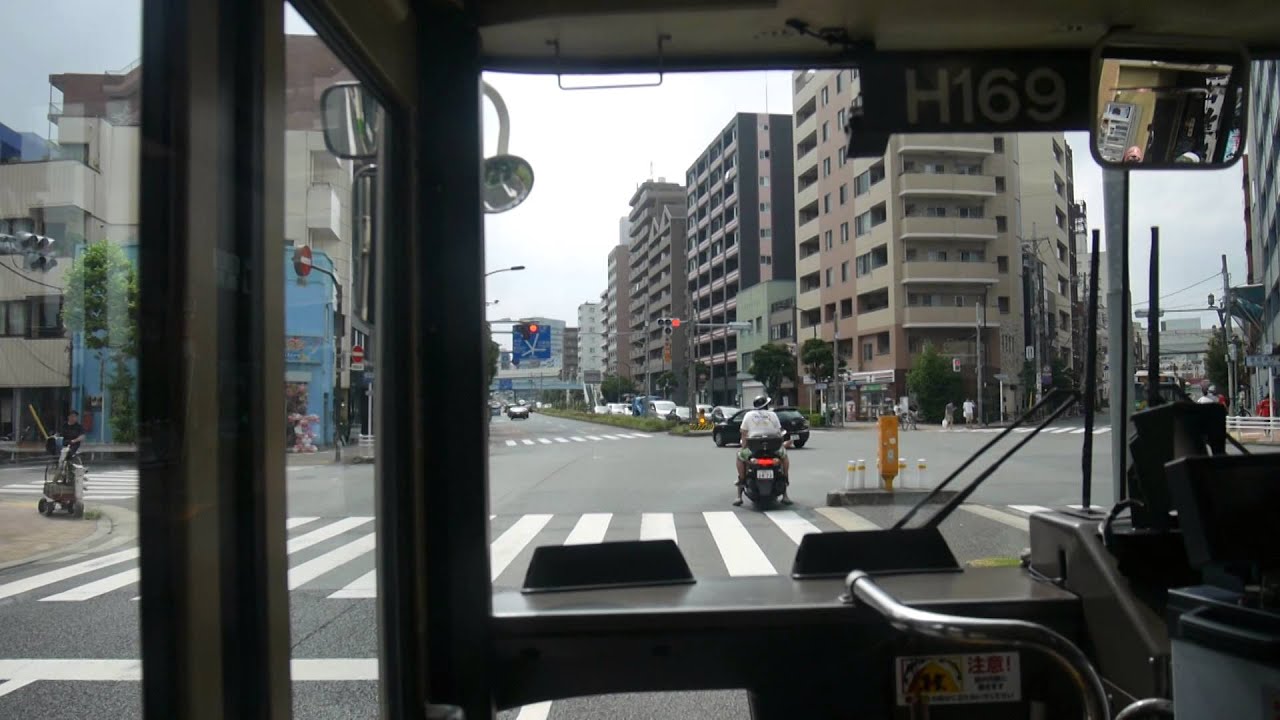 【前面展望】金町駅～浅草雷門～上野松坂屋前【東京都バス・草39系統_日本縦断中!】
