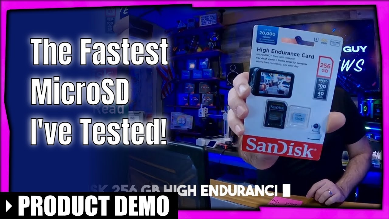 SanDisk 256 GB High Endurance blew the doors off my test!