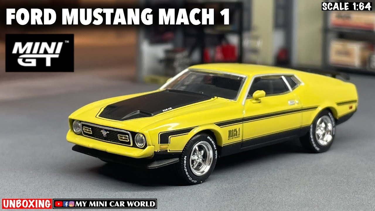 『MY MINI CAR WORLD』UNBOXING MINI GT 1/64 FORD MUSTANG MACH 1