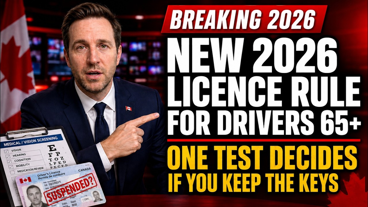 Canadian Drivers 65+: A New 2026 Licence Rule Just Hit &mdash; and One Test Decides If You Keep the Keys