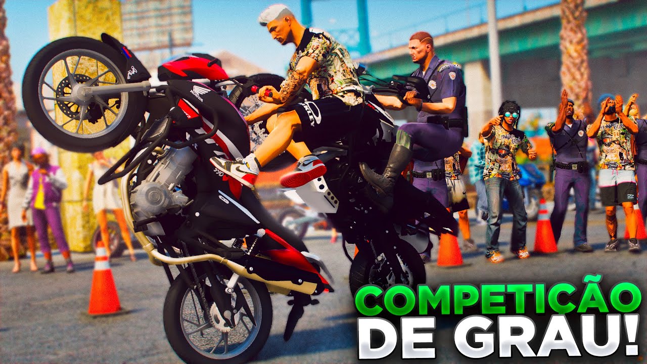 GTA V: VIDA REAL | DISPUTA FINAL!!🏁 QUEM É O MELHOR PILOTO DE GRAU E RACHA EM 2 RODAS?😱 |#26