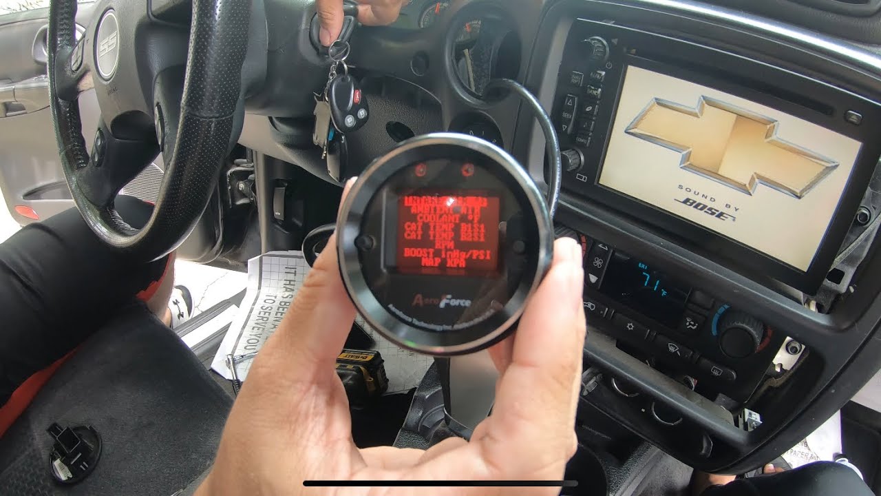 08 TrailBlazer SS (TBSS) How To Install AeroForce Gauge
