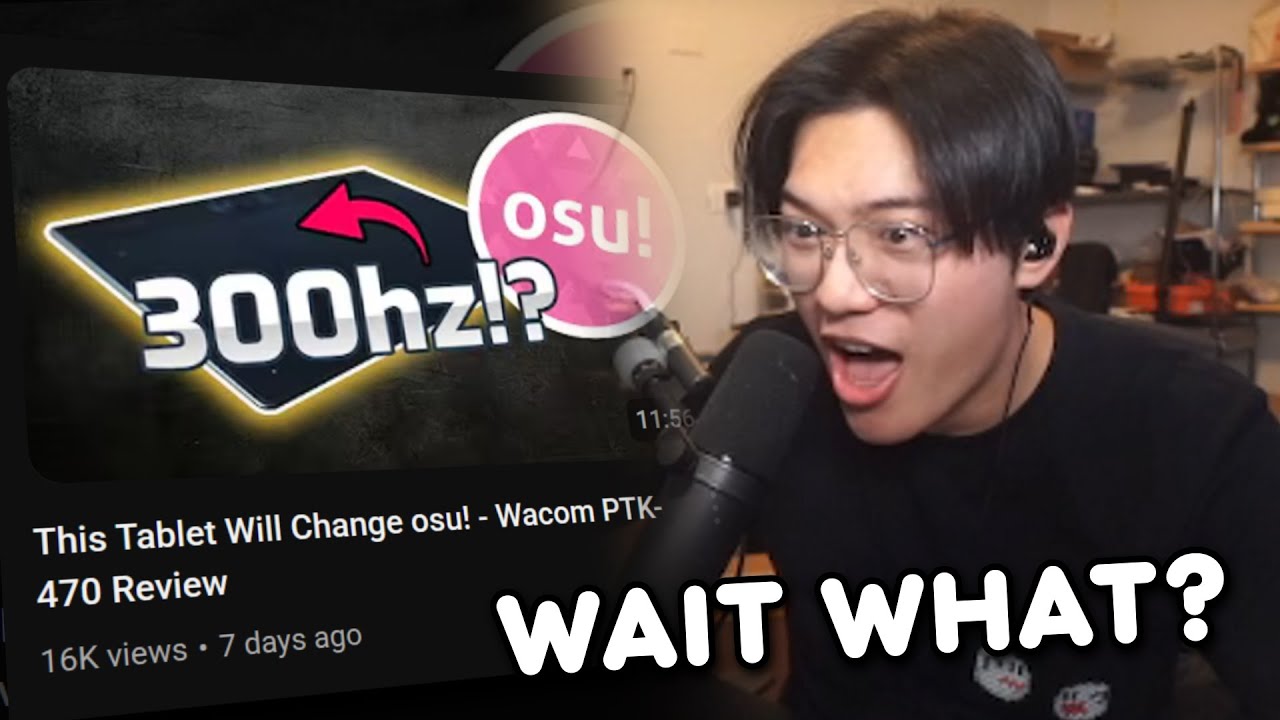 This osu! Tablet can change the game FOREVER...?!🎮 | Wacom PTK-470 Review