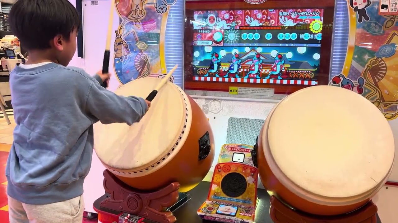 イオンで太鼓達人鬼挑戦👹🪘
