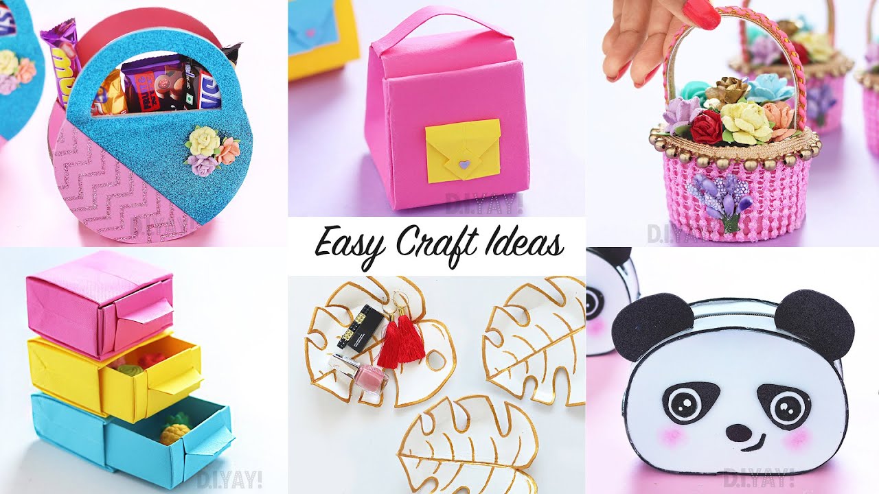 6 EASY CRAFT IDEAS | School Craft Ideas | DIY Crafts
