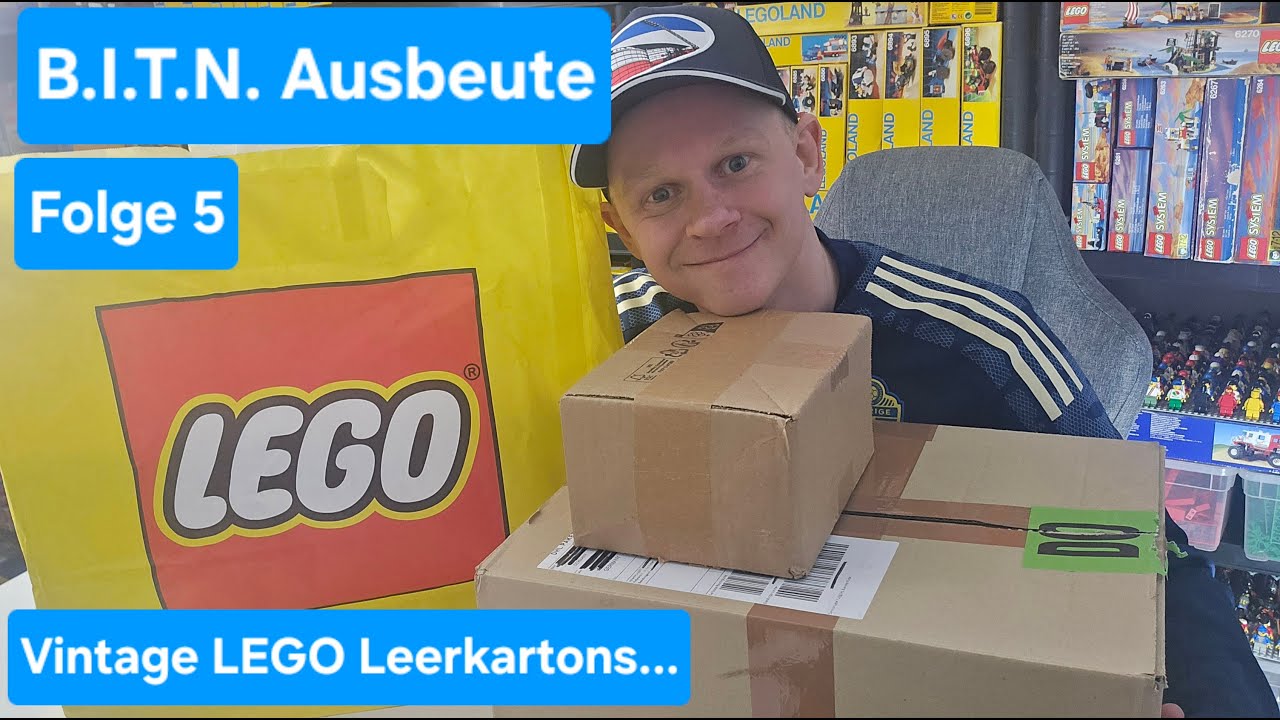 B.I.T.N. Ausbeute, Folge 5 - Vintage LEGO Leerkartons...