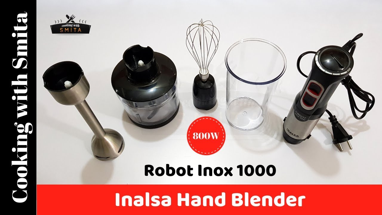 Inalsa Robot Inox 1000 Hand Blender Unboxing and Overview | Best Hand Blender | Cooking With Smita