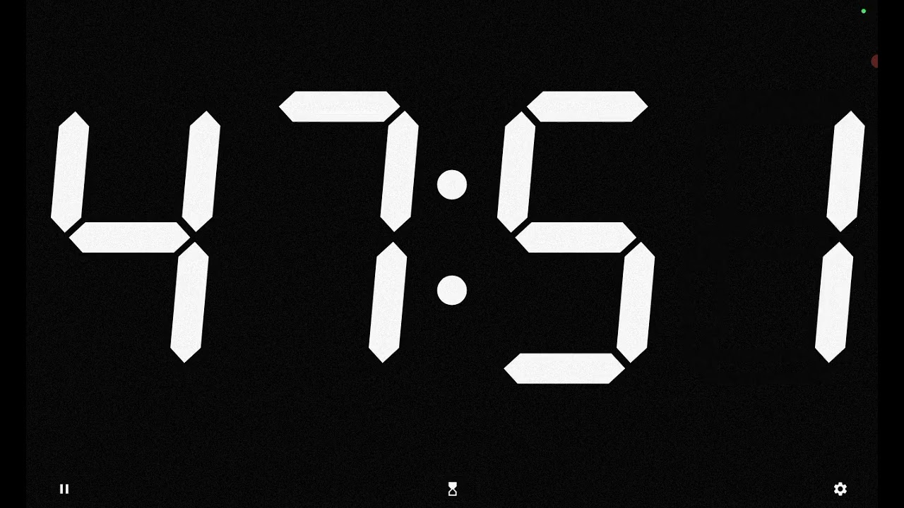 60 Minutes | 1 Hour Fullscreen Timer 