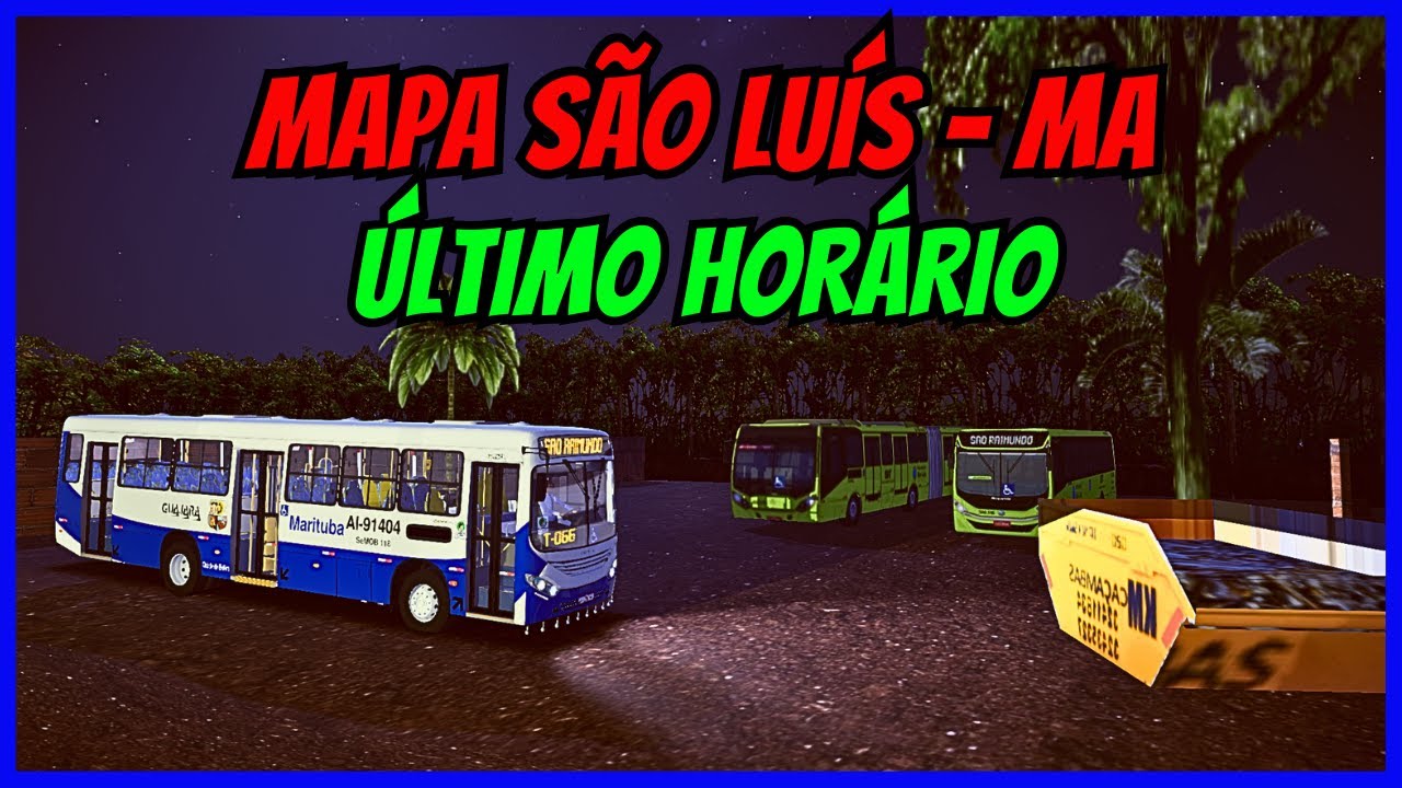 🔴Gameplay Mapa São Luís - MA | Linha T066 | Proton Bus Simulator | Simulador de Ônibus | PBSU