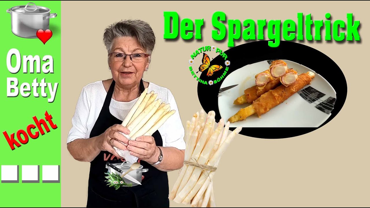 Der Spargel Trick und ein knusprig gebackener Spargel