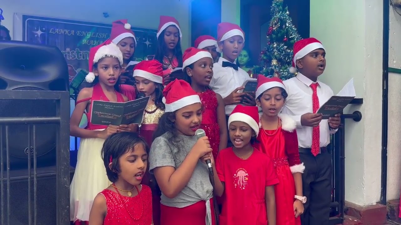 Deck the Halls (falalala) Cover | Christmas Carol Sajje 2023 | Lanka English Academy - Mahara