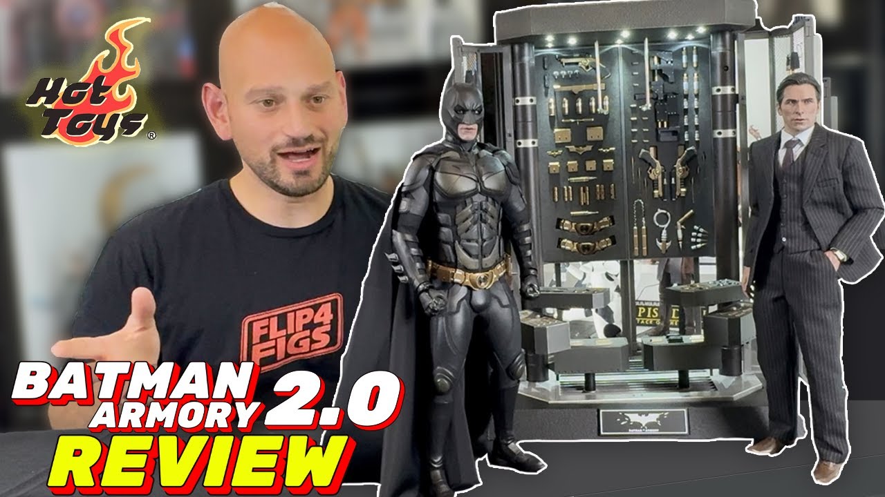 ОБЗОР HOT TOYS BATMAN ARMORY 2.0 | Лучший набор Тёмного рыцаря!? Брюс Уэйн DC