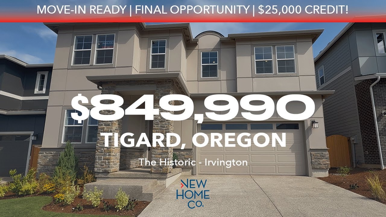 🏡 LAST CHANCE! Historic Irvington Model in Tigard, OR | Move-In Ready + $25K Closing Credit!
