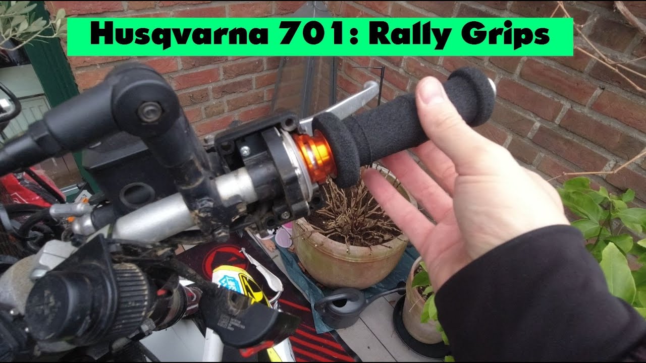 Husqvarna 701: Rally Grips (Progrip 786)