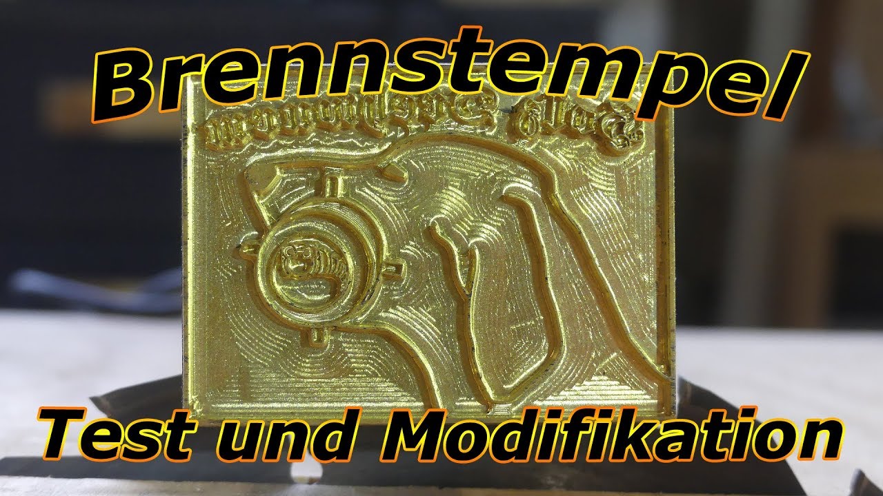 Brennstempel im Test und Modifikation