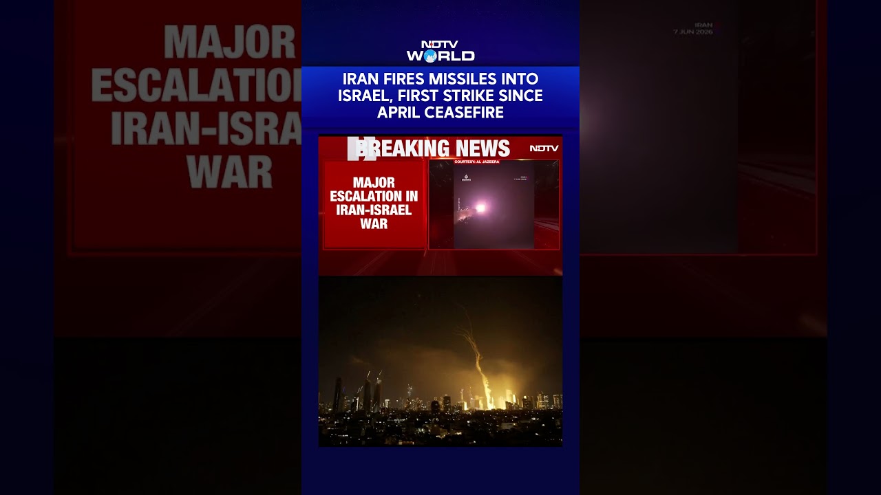 US Iran War Latest | Iran Launches Fresh Missiles Into Israel, First Strikes Since April Ceasefire