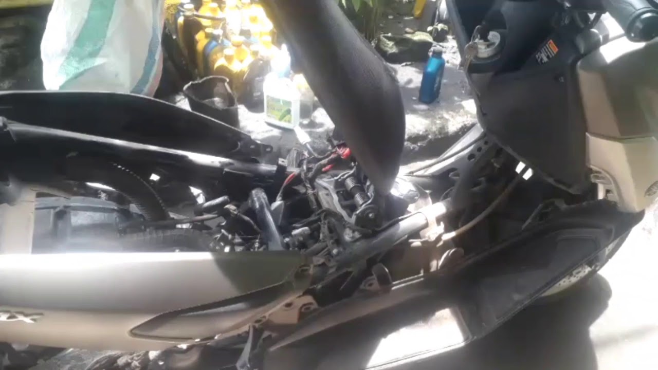 Masalah motor N max  di gas mati,ngedet di buat stabil kembali