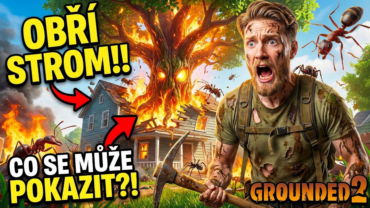 GENETICKY MODIFIKOVANÝ STROM VS ARMÁDA MRAVENCŮ! 🐜 | Grounded 2 CZ #13