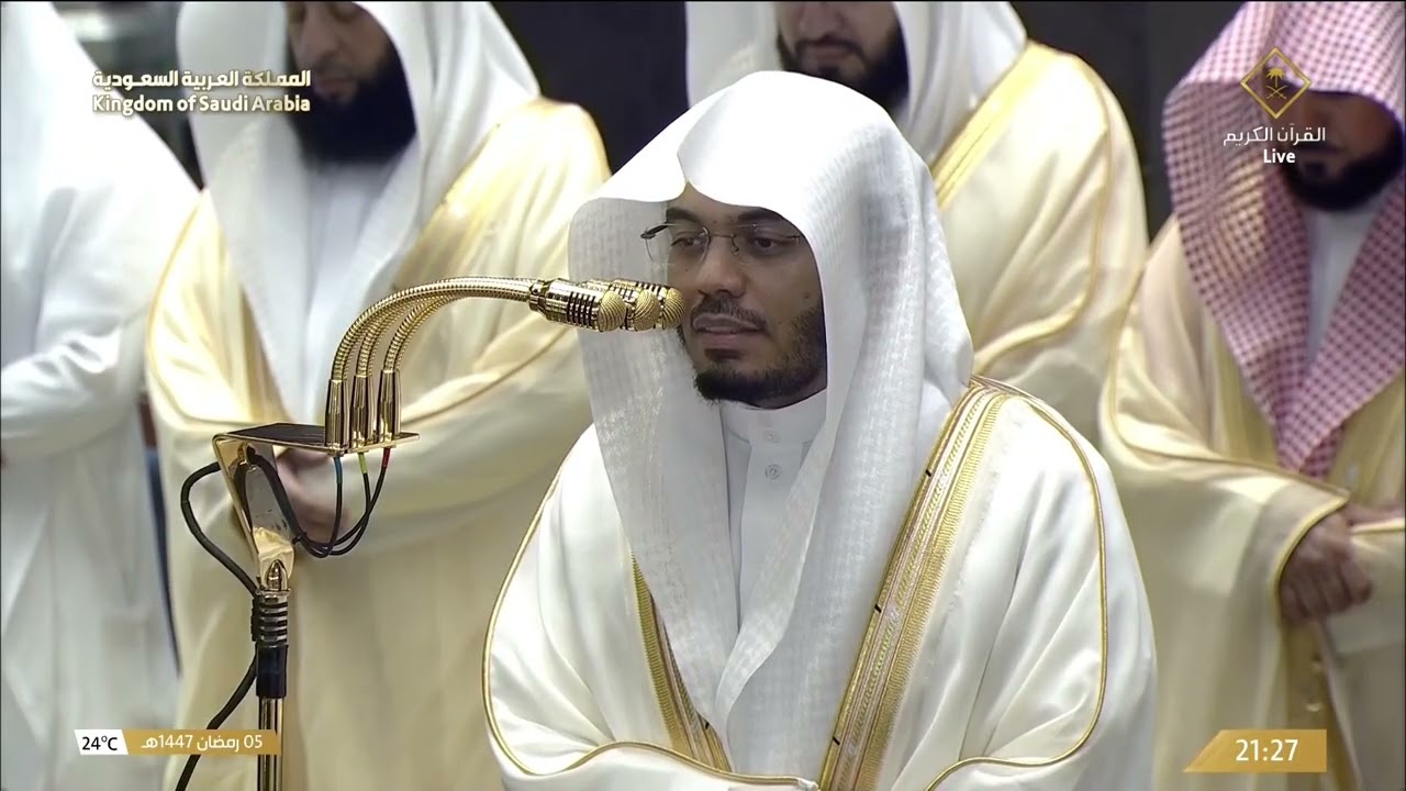 تراويح التسليمات الثانية والدعاء | الأحد 5 رمضان 1447هـ | الشيخ ياسر الدوسري | المسجد الحرام