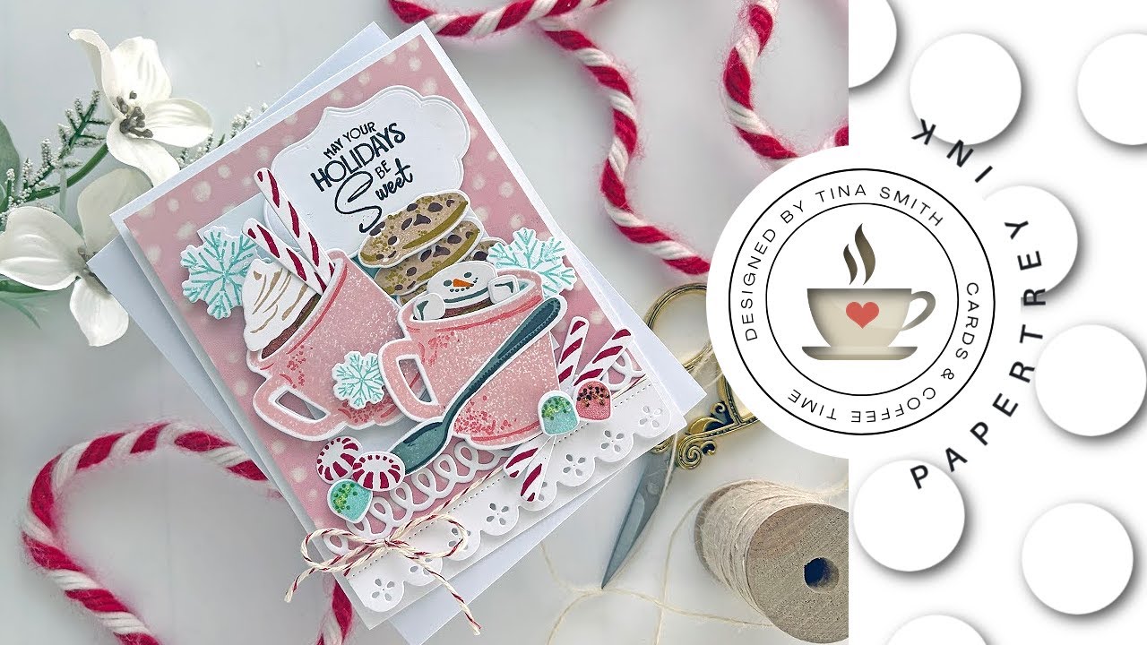 Какао, сладости и печенье! | Papertrey Ink Sweet Holidays | Изготовление рождественских открыток