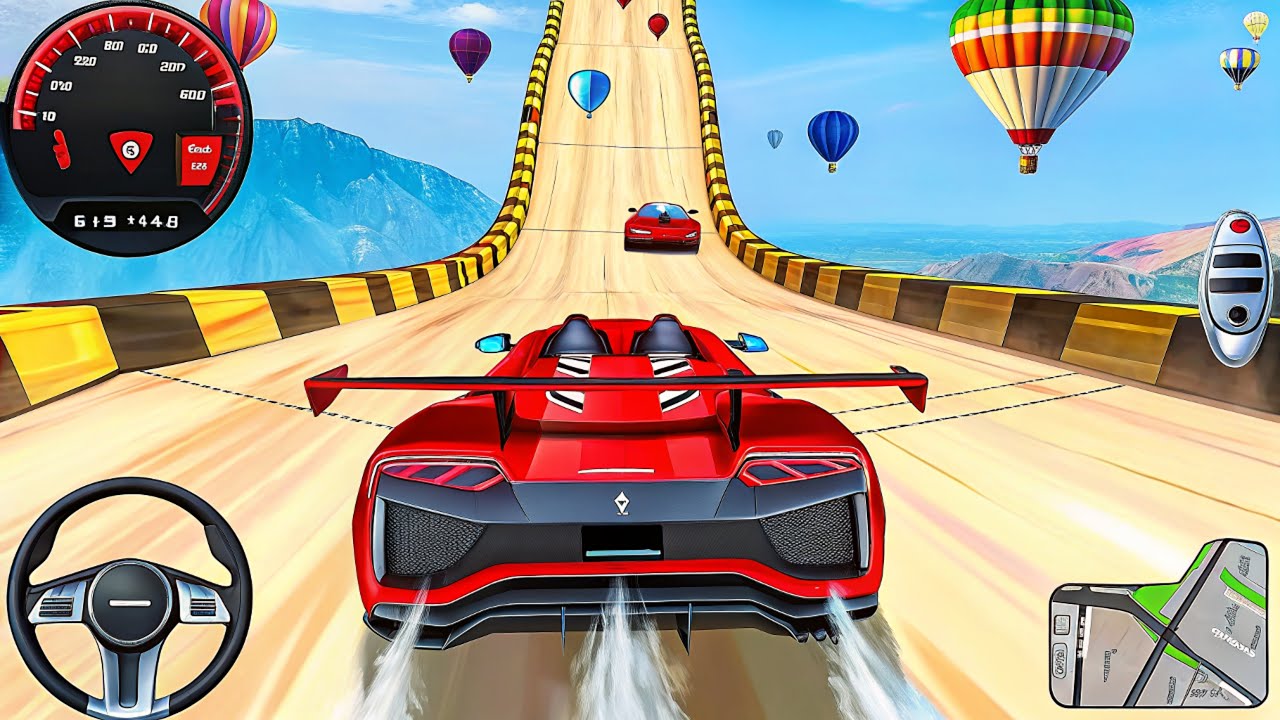 Extreme High Speed GT Car Stunt: Mega Ramp Master Mobil Android GamePlay #4
