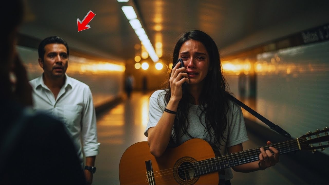 Productor famoso disfrazado no podía creer lo que escuchó decir la cantante del metro por teléfono