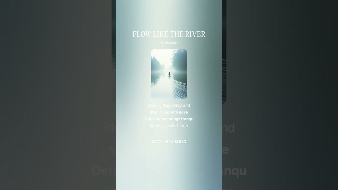 FLOW LIKE THE RIVER