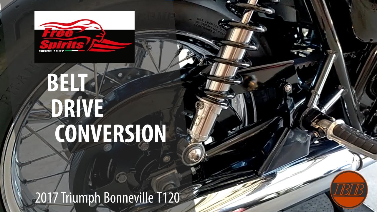 Triumph T120 Bonneville Drive Belt Conversion