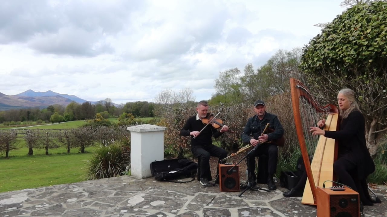 Fanny Power & Planxty Irwin at Kenmare House Killarney (Wedding Trio Violin, Uilleann Pipes & Harp)