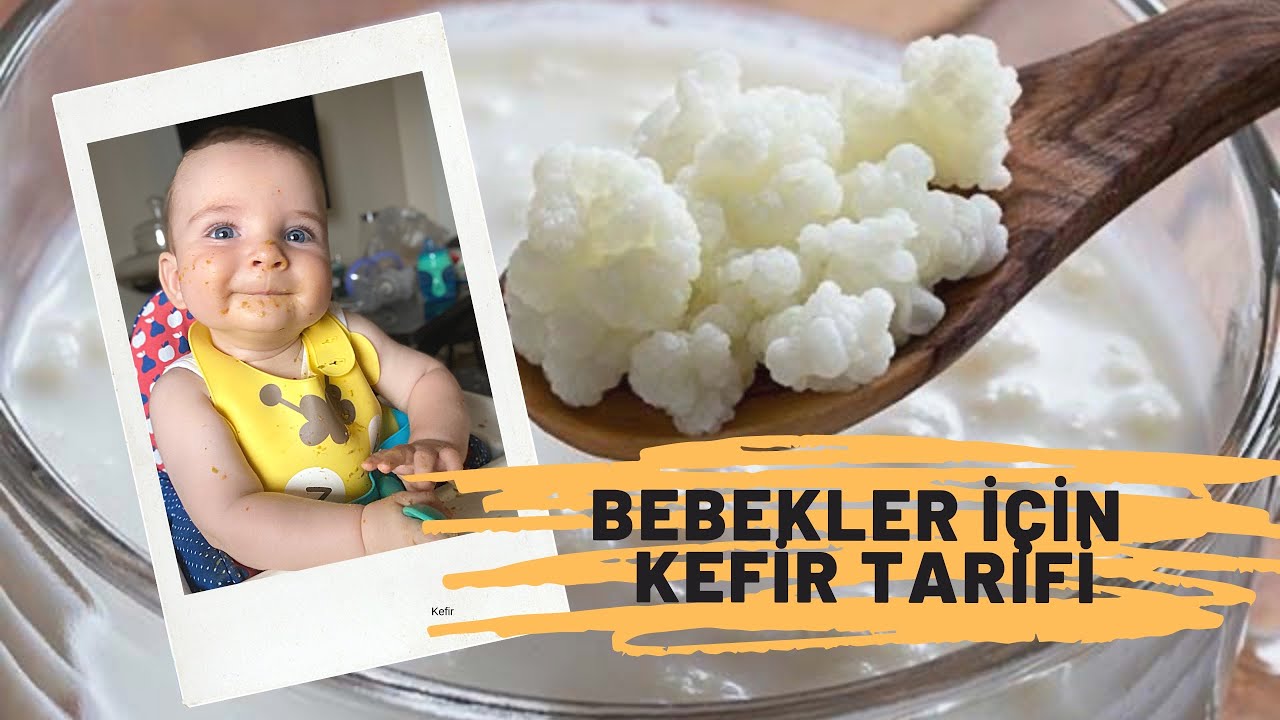 Bebekler i&ccedil;in kefir tarifi( ek gıda tarifleri)