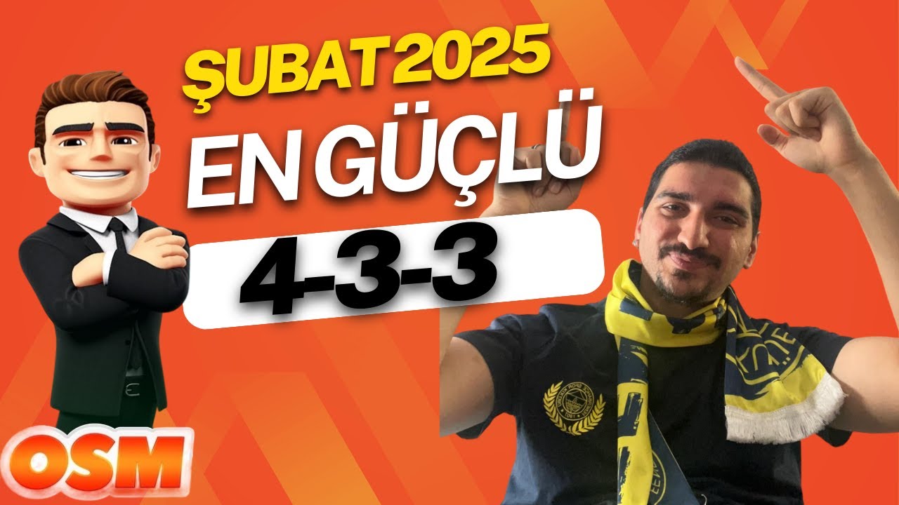 OSM ŞUBAT EN GÜÇLÜ 4-3-3 META TAKTİKK BEST TACTIC || BOA FERGUSON #14