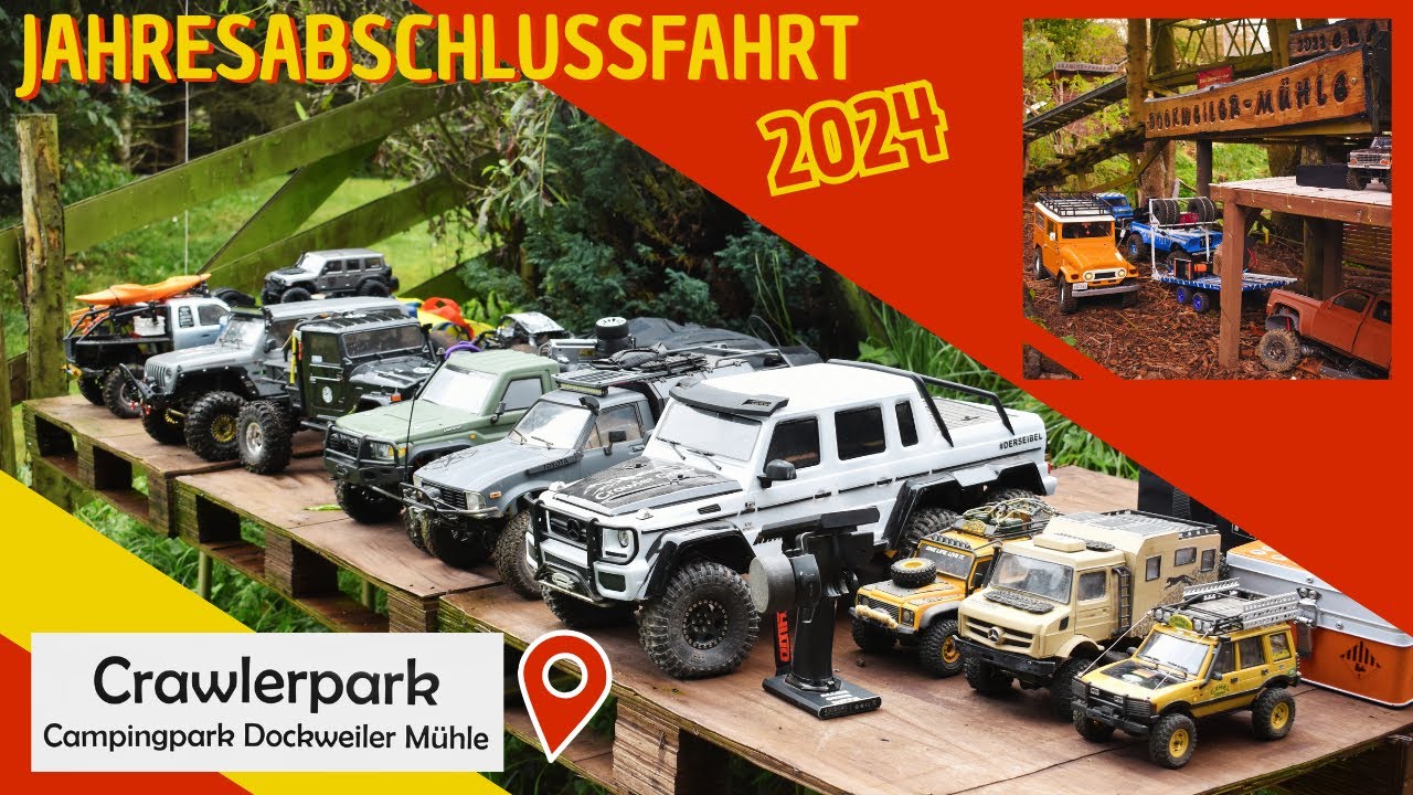 RC Crawlerpark Dockweiler M&uuml;hle 2024  || Jahresabschlussfahrt ||