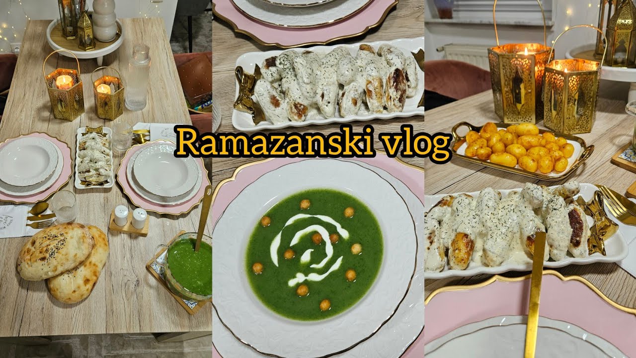 Pileće rolnice | Krem supa od srijemoša | Priprema iftara 