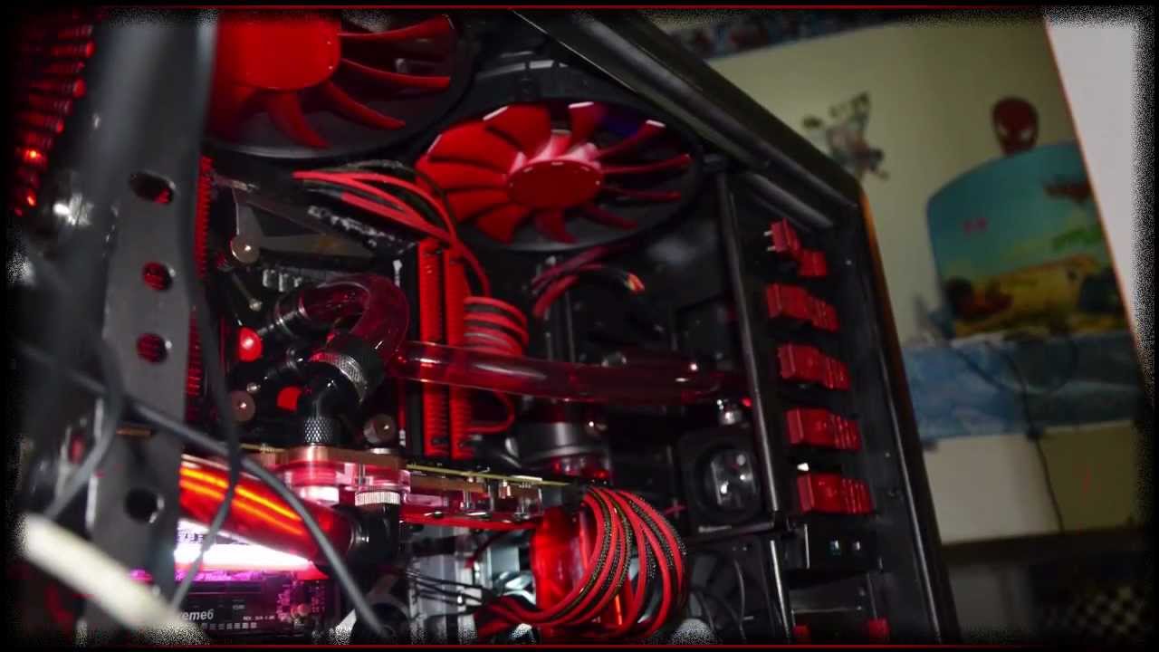 1st MOD & Gaming PC RIG watercooled ( ATI 7970 - NZXT phantom)