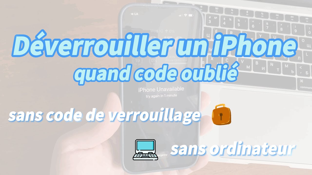 Comment déverrouiller l'iPhone sans code de verrouillage sans ordinateur quand code oublié ? ✅
