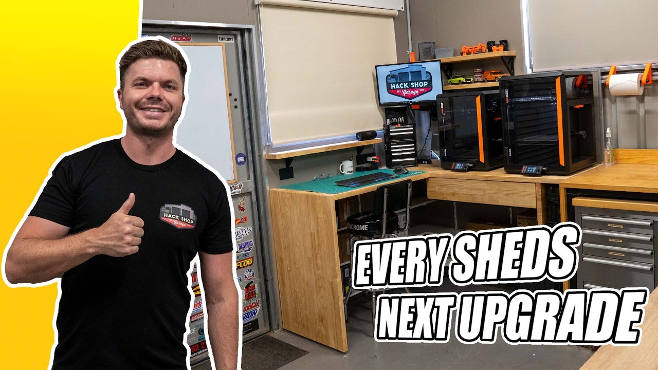 A NEW ERA FOR THE HOME SHED - Building My Ultimate 3D Printing and Scanning Setup
