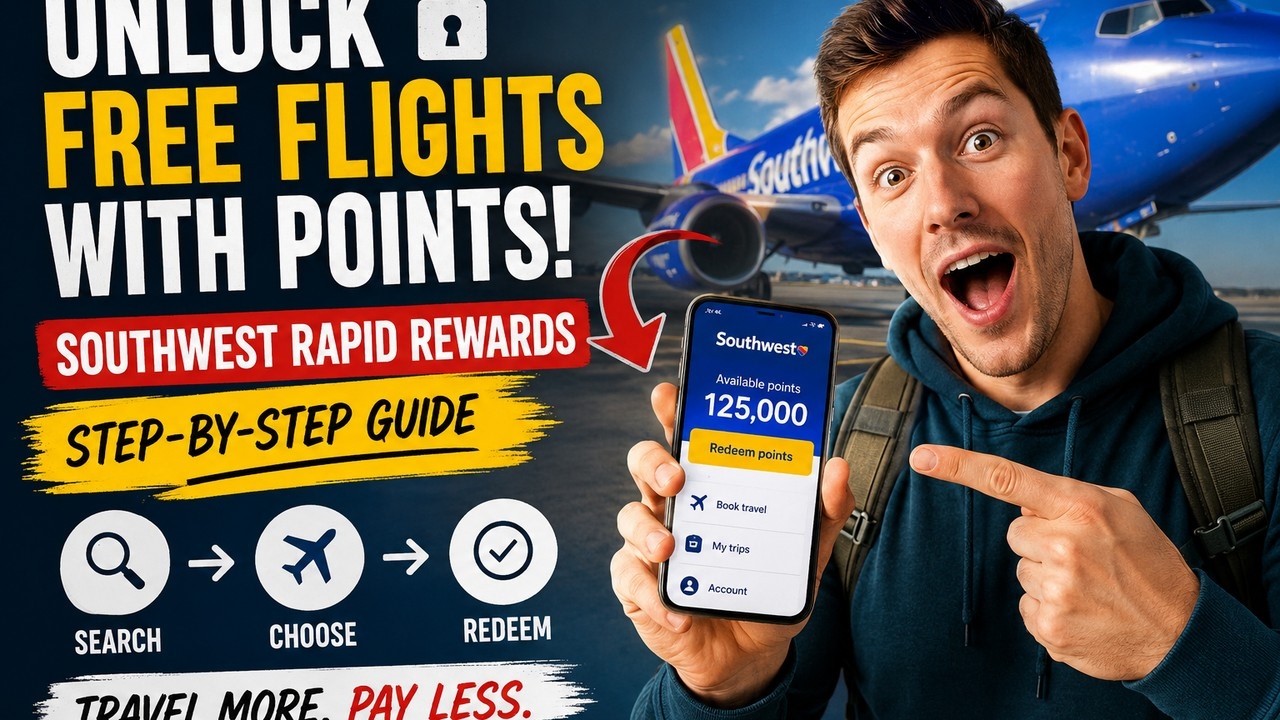 How to redeem Southwest Rapid Rewards points step by step