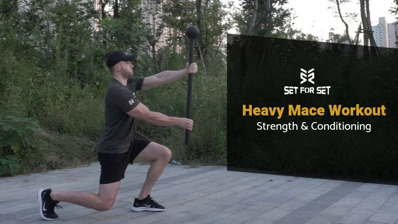 Heavy Steel Mace Workout for Strength & Conditioning