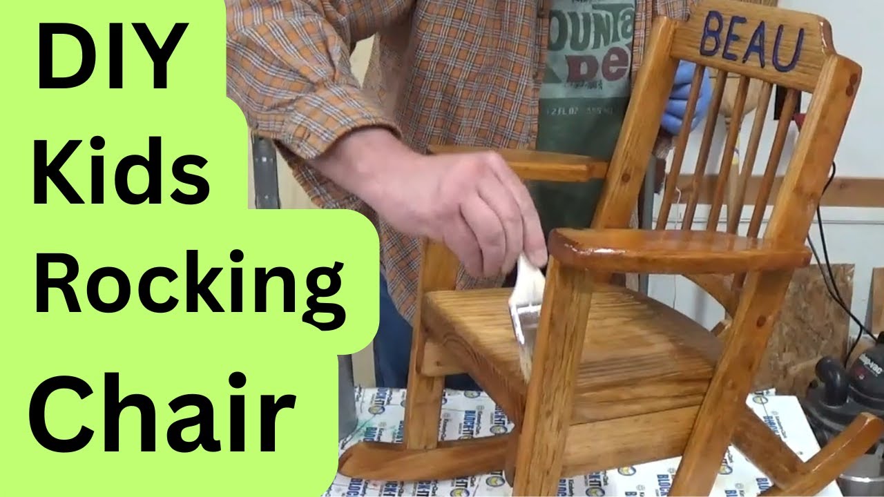 How to Build a Kids Rocking Chair | Easy DIY Woodworking Project & Handmade Gift Idea
